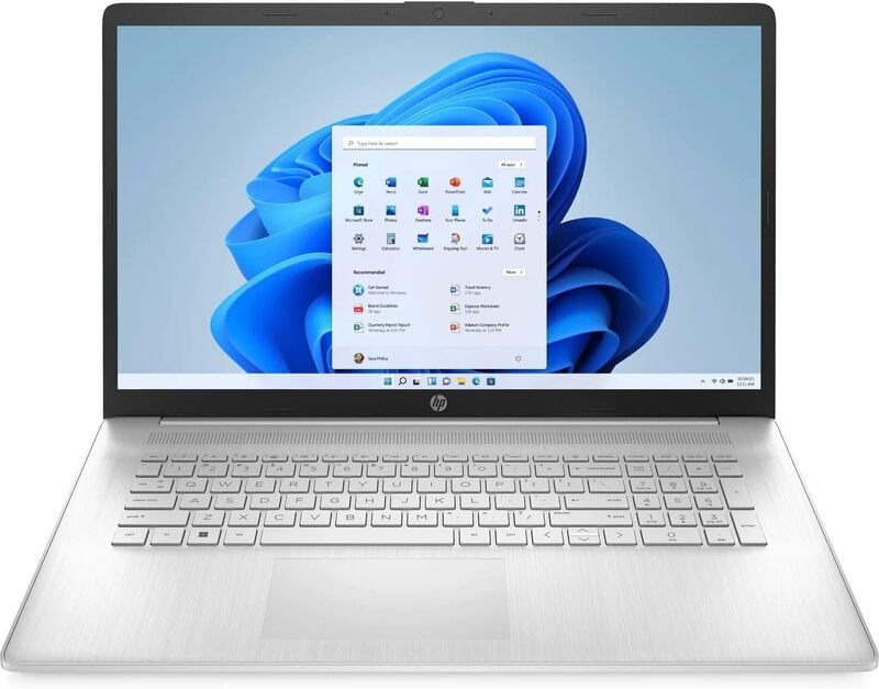 HP 17.3โ 17-cp1035cl Touchscreen Laptop AMD Ryzen 5 5625U 2.3-4.3GHz 16GB 256GB Windows 11 Home