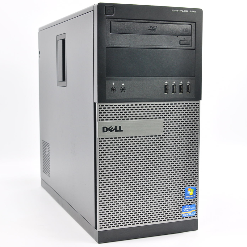 Dell OptiPlex 990 Core i7 3.4GHz 4GB 320GB DVDCDRW Tower Windows 10