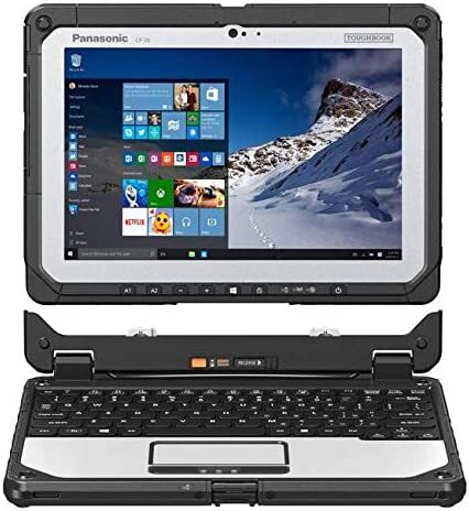 Panasonic Toughbook CF-20 MK2 Intel Core i5-7Y57 vPro 10.1 Multi-Touch 8GB 256GB Wi-Fi Tablet & Backlit Keyboard – Refresh Online Marketplace